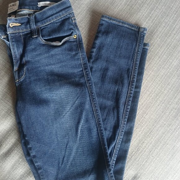FRAME Le High Skinny Jeans Size 25 - Picture 4 of 5